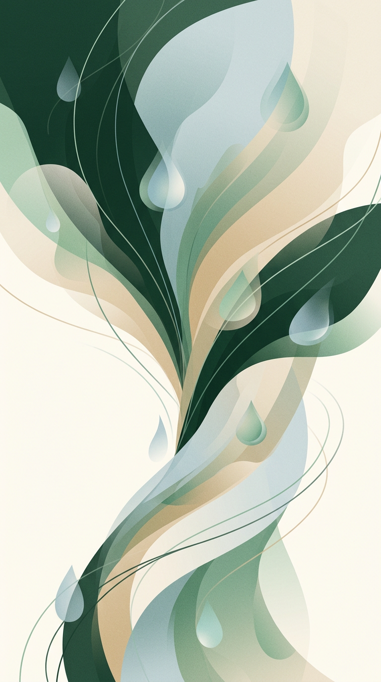 Upward bloom of converging masses threaded by orbiting lines — layered strata rising in rhythmic motion — confident, calm ROI. — cover for: The freelancer AI stack that paid for itself in 6 weeks