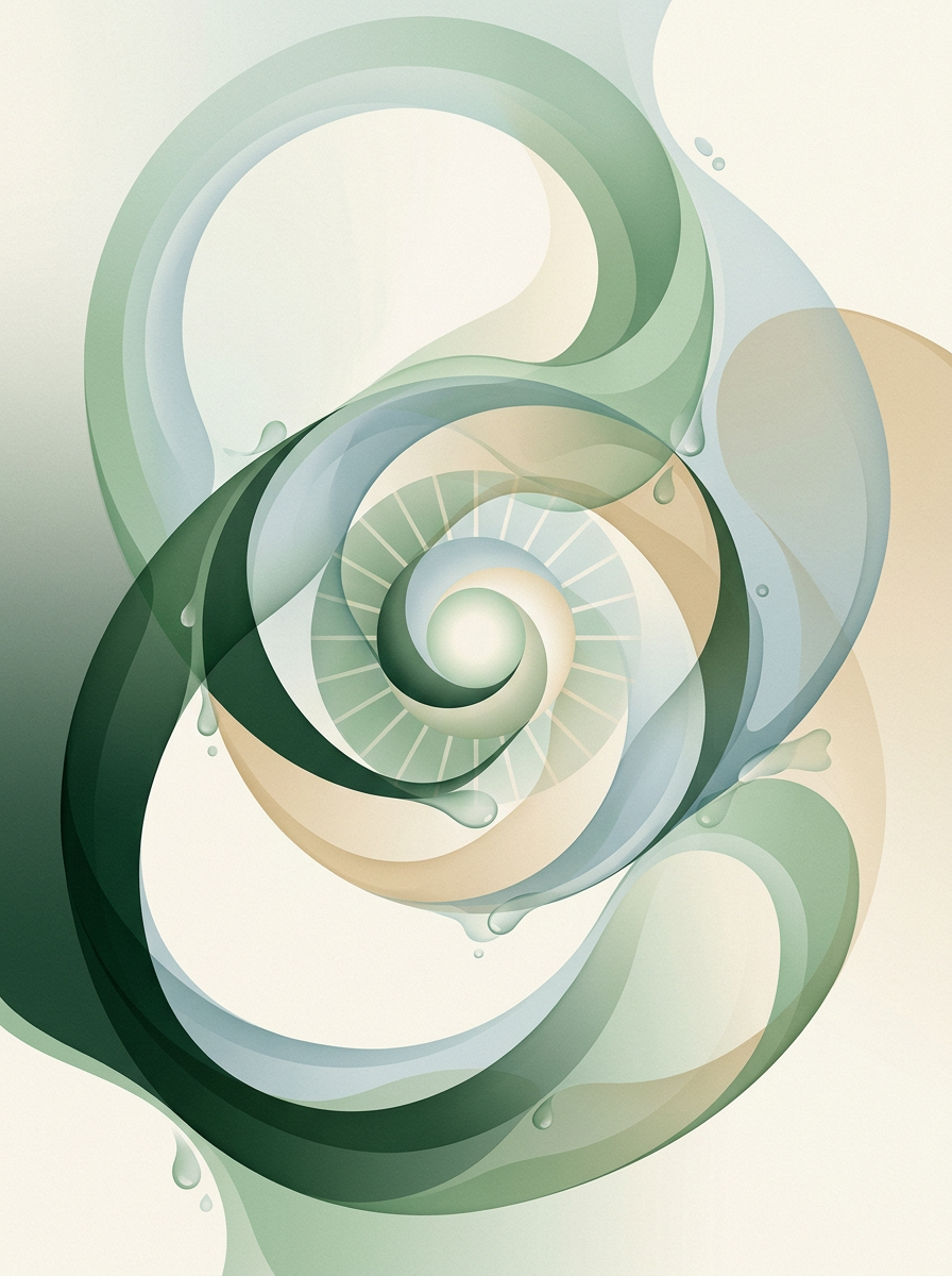 nested translucent loops converging into one steady core — layered spiral composition — calm operational — cover for: Notion AI Review 2026: Can It Run a Client Ops Stack?