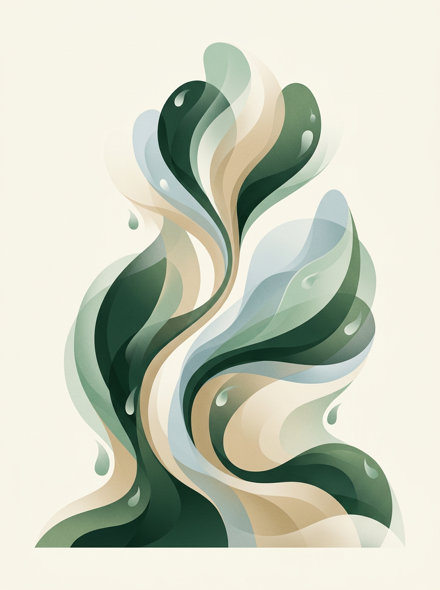 Converging masses threading upward into layered strata — organic composition with rhythmic motion and directional bloom — mood of focused momentum and quiet clarity. — cover for: Build a research agent with the Perplexity API in one evening
