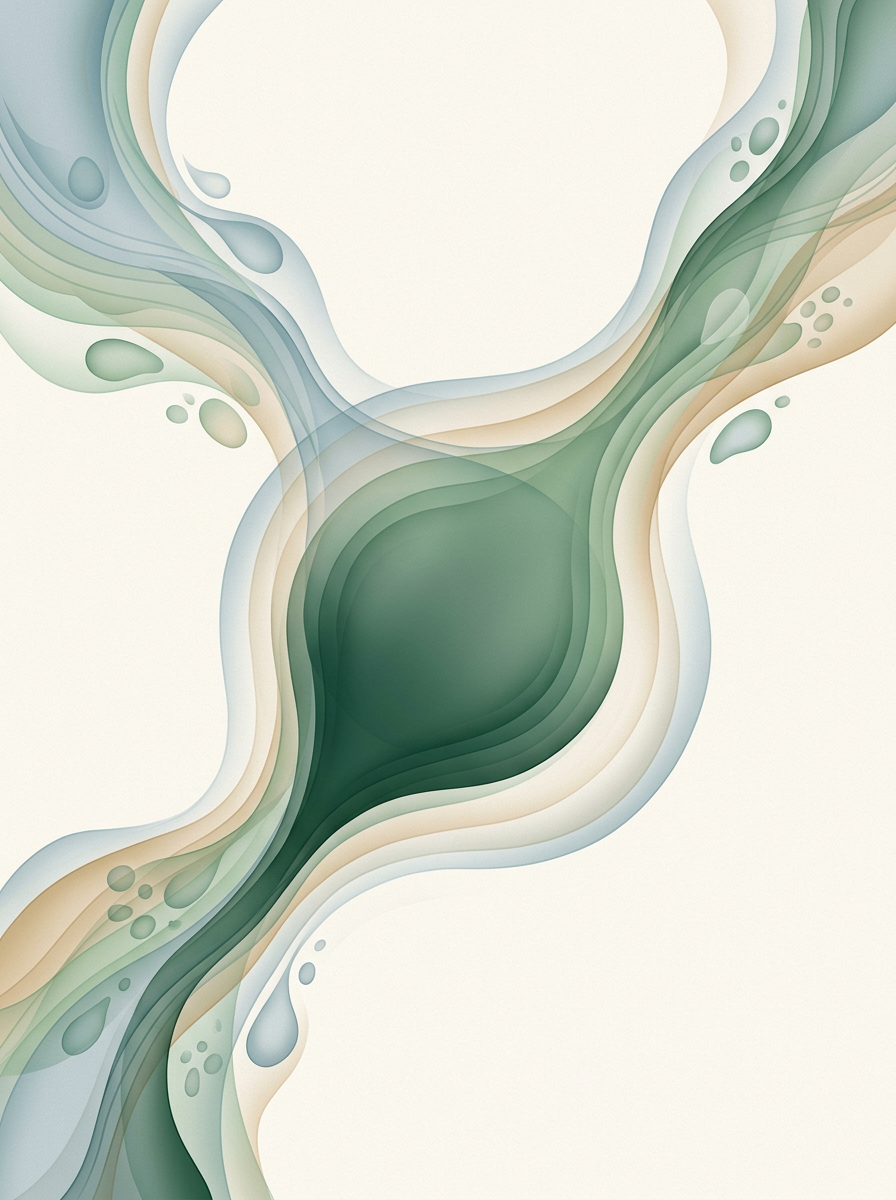two intersecting dew-currents resolving into a stable central pool — gentle convergence — quiet assurance — cover for: How to turn a workflow debugging service into a monthly retainer
